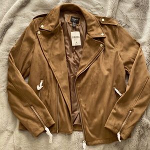 Men’s Forever 21 Suede Moto Jacket
